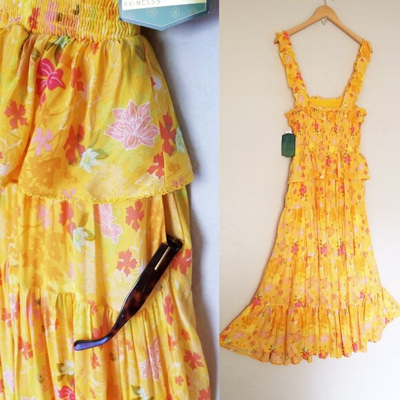 NEW Disney Color Me Courtney Tiana Maxi Dress M The Princess and The Frog $128 - Picture 16 of 16